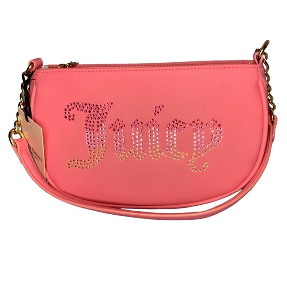 ⛔️SOLD⛔️NWT Juicy Couture Be Classic II Shoulder Bag in Pink Lemonade. - Picture 5 of 6